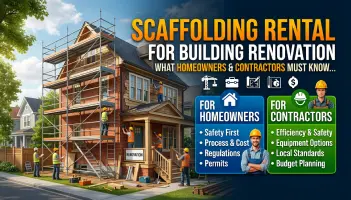 Scaffolding Rental for Building Renovation: What Homeowners and Contractors Should Know