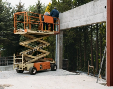 Lift area scaffolding