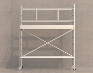 Mobile scaffolding towers